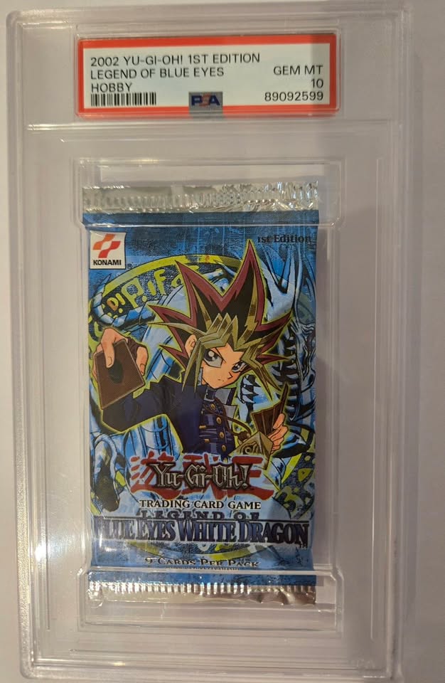 Booster Legend Of Blue-Eyes White Dragon 1ère Édition (PSA 10)