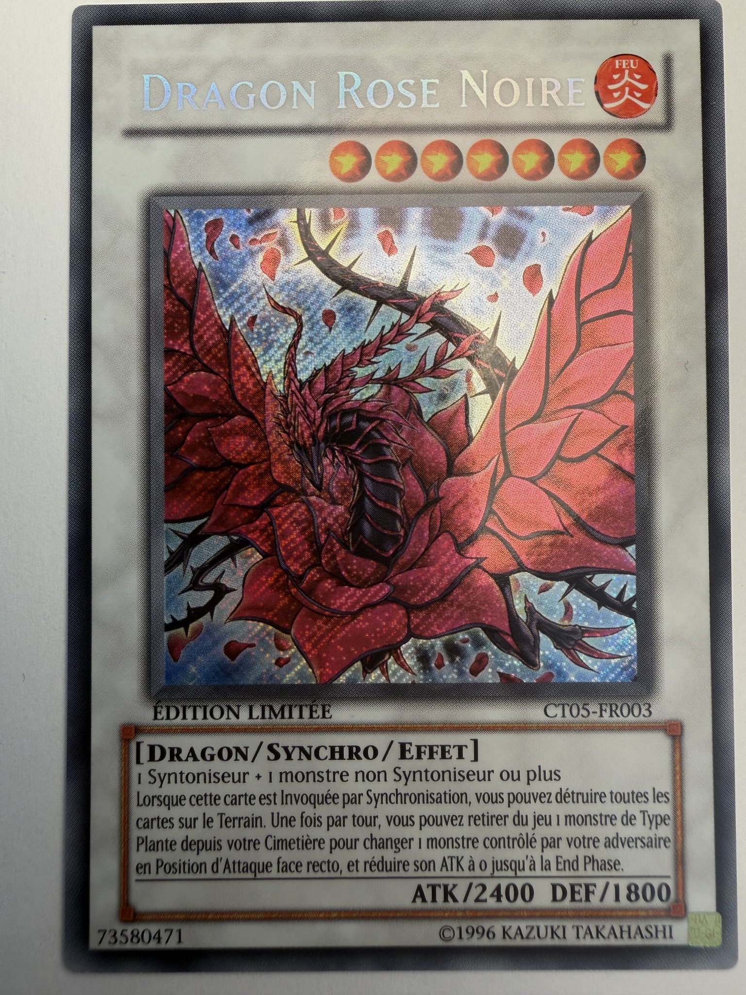 Dragon Rose Noir