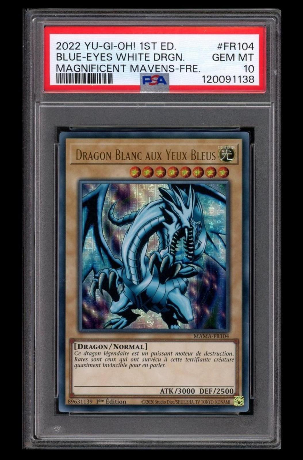Dragon Blanc Aux Yeux Bleus